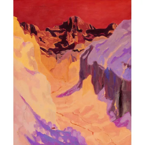 Fred Stauffer — Das Lauterbrunnental mit Staubbachfällen und Breithorn.