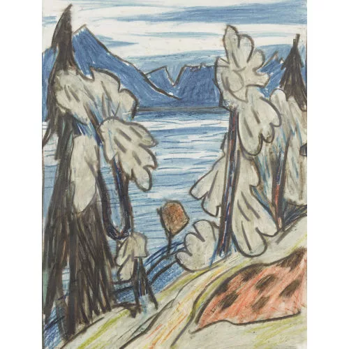 Fred Stauffer — Thunersee mit Niesen.