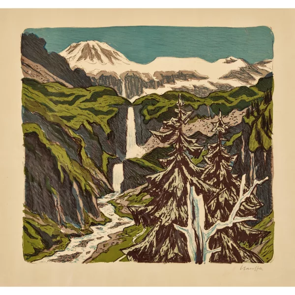 Fred Stauffer — Der Geltenschuss-Wasserfall.