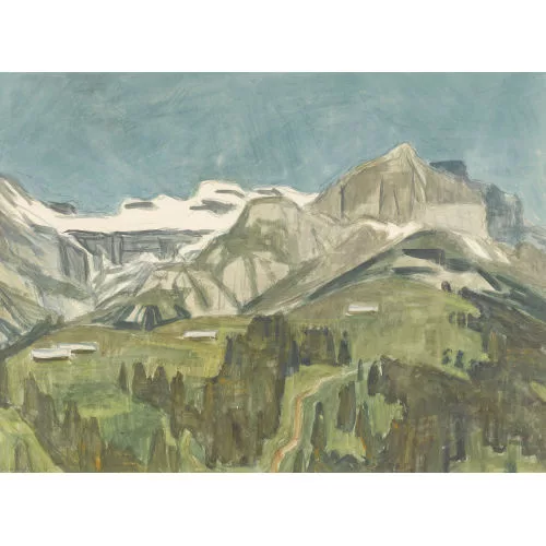 Fred Stauffer — Spitzhorn mit Gletscher und Geltenhorn.
