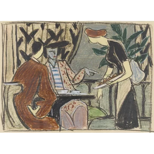 Fred Stauffer — Im Café.