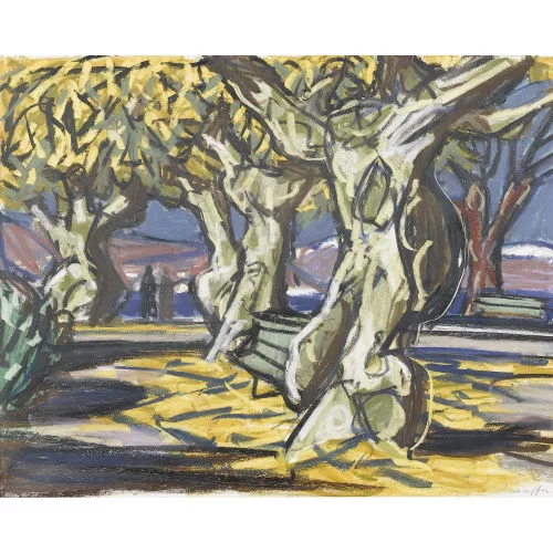 Fred Stauffer — Landschaft in der Provence.