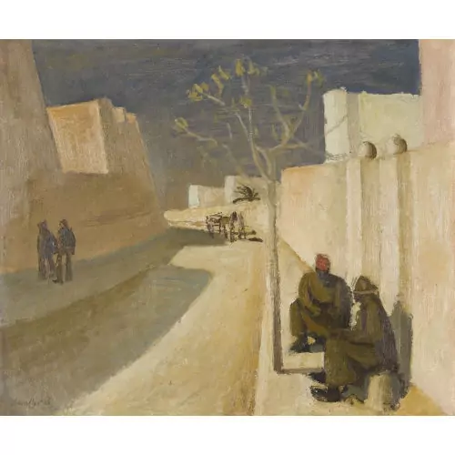 "Marokkaner vor der Kaserne"