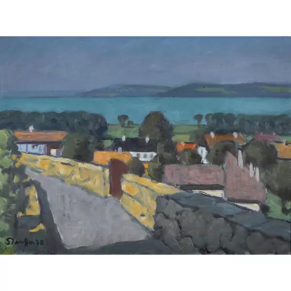 Sommerliche Seeuferlandschaft