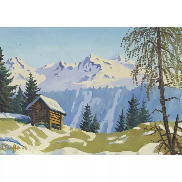 Schneeschmelze in den Bergen