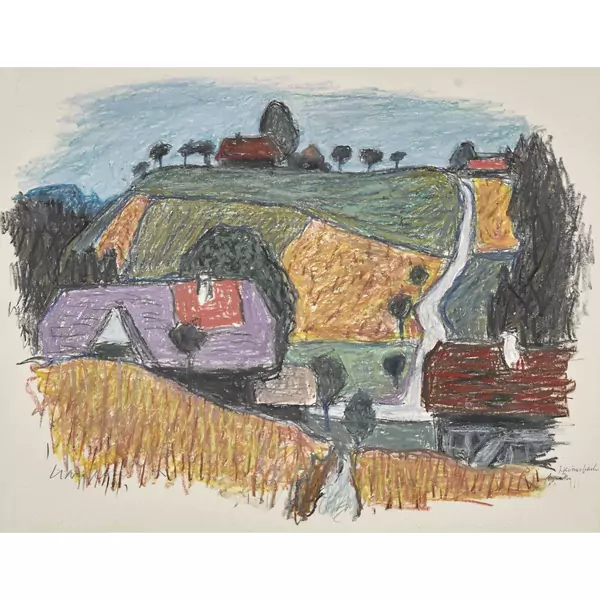 Hügelige Landschaft
