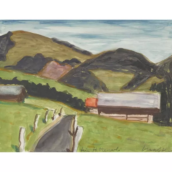 Hügelige Landschaft