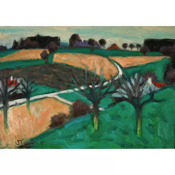 Weite Feldlandschaft
