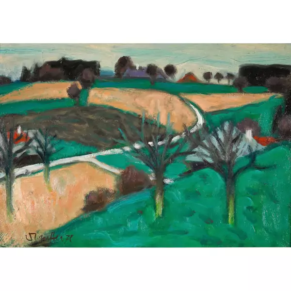 Weite Feldlandschaft