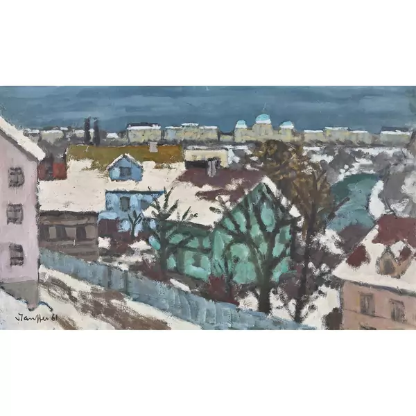 Winterlicher Blick auf Bern