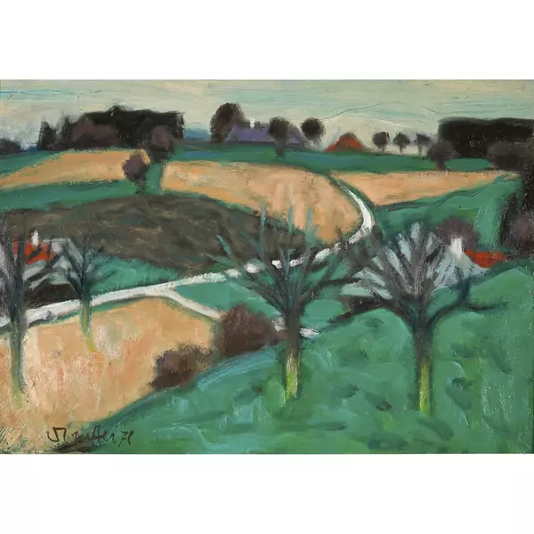 Weite Feldlandschaft