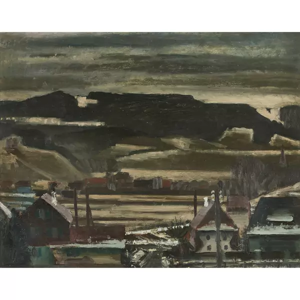 Landschaft unter Wolkenhimmel