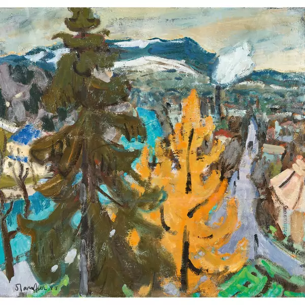 Herbstliche Aarelandschaft