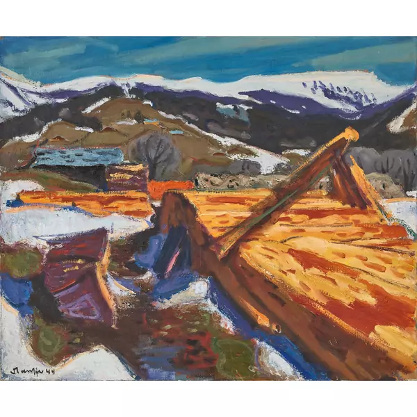 Vorfrühlingslandschaft