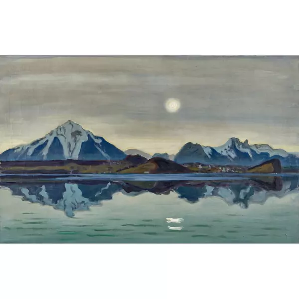 Thunersee mit Niesen und Stockhornkette