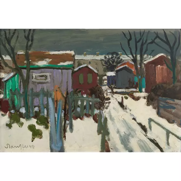 "Pflanzblätze im Winter"