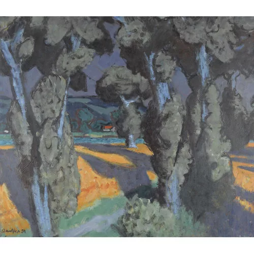 Fred Stauffer — Sommerliche Landschaftspartie.