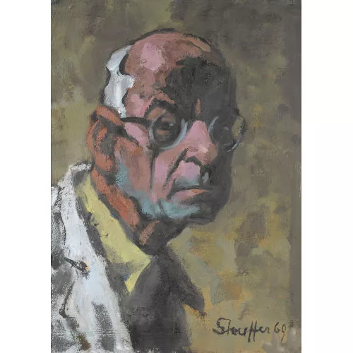 Fred Stauffer — "Selbstportrait II".