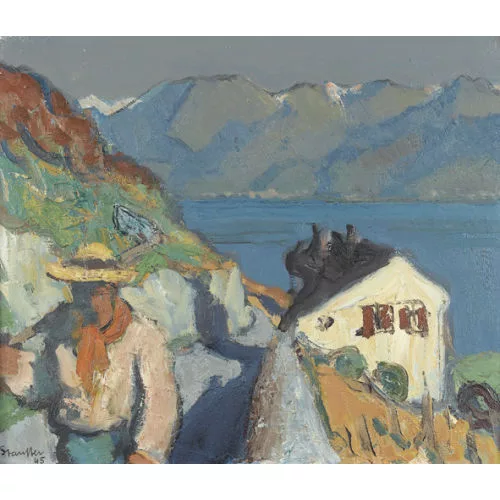 Fred Stauffer — Weinbergpartie im Lavaux oberhalb des Genfersees.