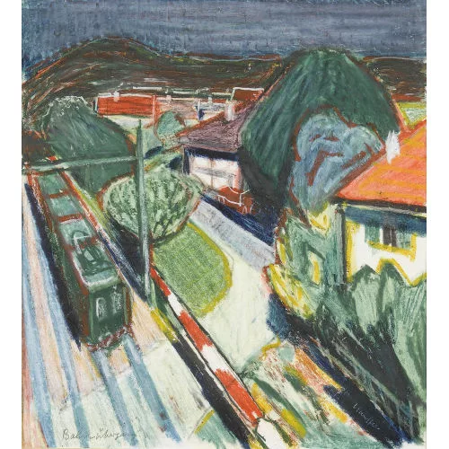 Fred Stauffer — "Bahnübergang".