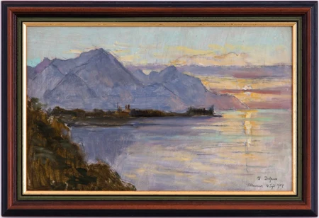 Paysage au bord du lac