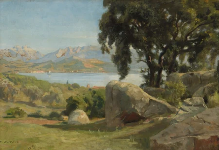 Paysage au bord du lac