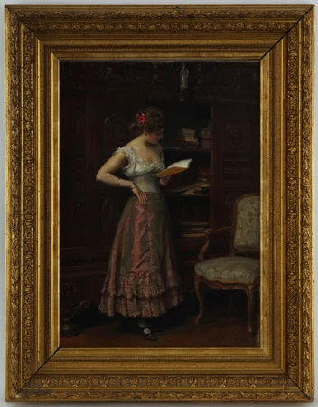 Jeune fille lisant