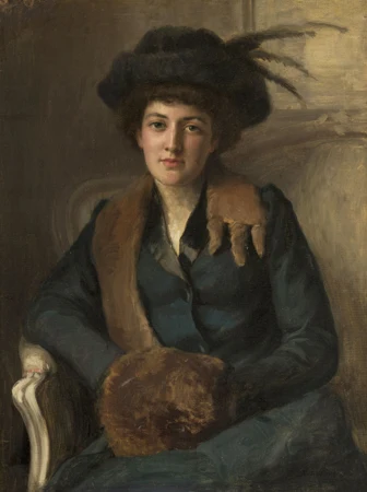 Portrait d'une élégante