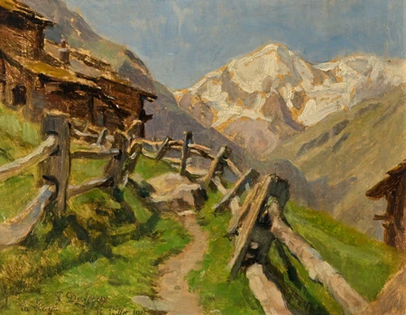 Pigne d'Arolla depuis la Sage