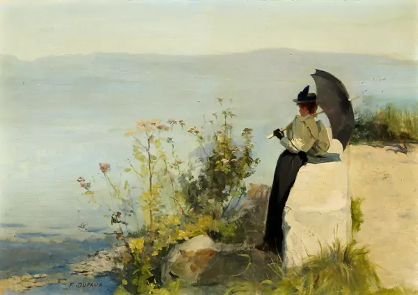 La Dame au Bord du Lac