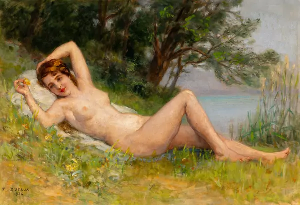 Femme nue allongée