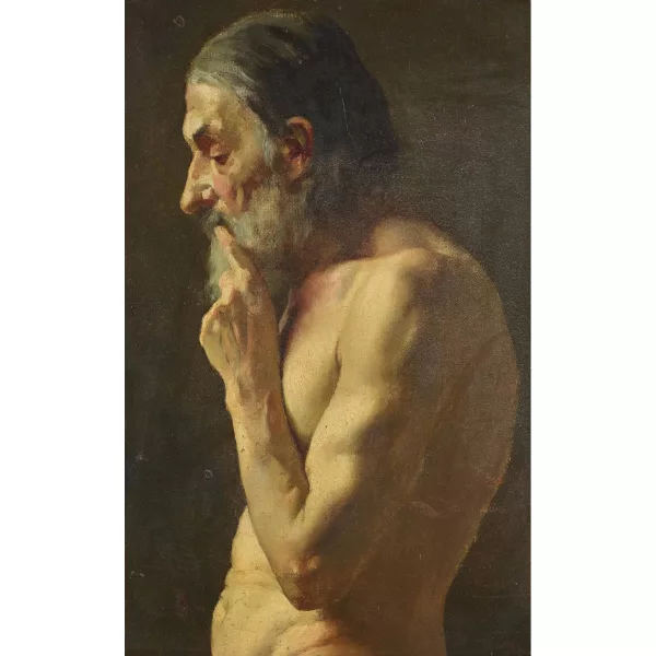 Frédéric Rouge — Bildnis eines alten Mannes.