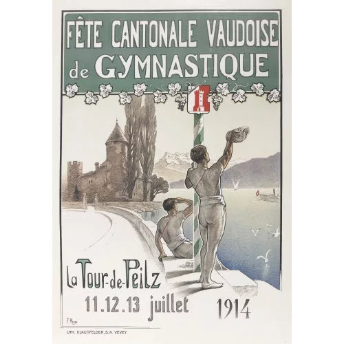 Frédéric Rouge — "Fête Cantonale Vaudoise de Gymnastique Tour-de-Peilz 1914".