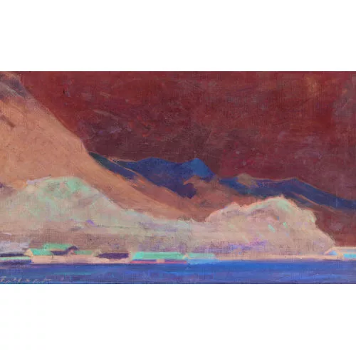 Fredy Hopf — "Abend bei Interlaken".
