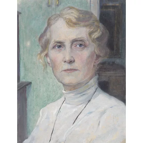 Frieda Menshausen-Labriola — "Dame mit weissem Haar".