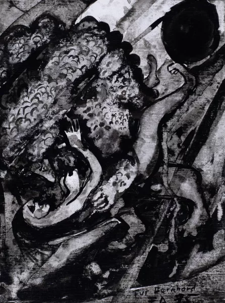 Friedrich Dürrenmatt — Minotaurus, Frau vergewaltigend, 1975