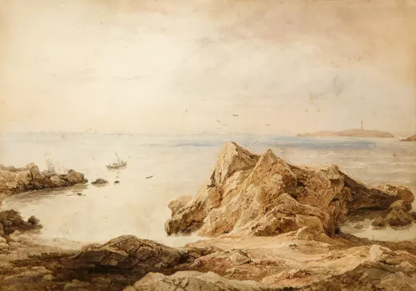 Felsige Küstenlandschaft