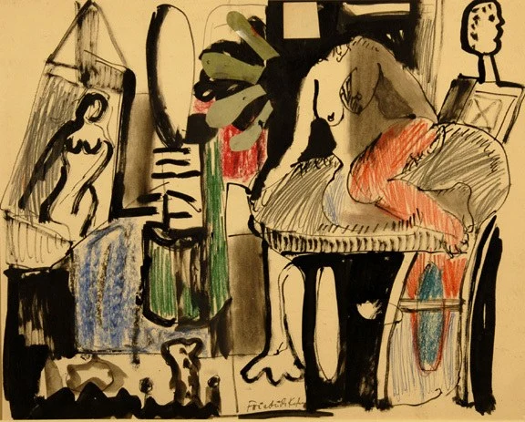 Friedrich Kuhn — Ohne Titel, ca. 1960
