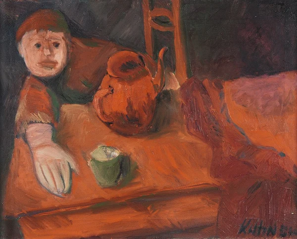Friedrich Kuhn — Am Tisch, 1954