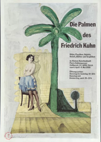 Friedrich Kuhn — Plakat. Die Palmen des Friedrich Kuhn, 1968