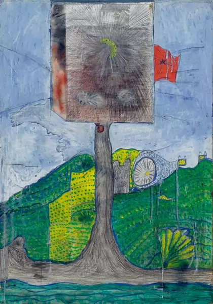 FRIEDRICH KUHN — Skandinavische Sinfonie für einen Zwetschgenbaum. 1968. — Koller Auktionen