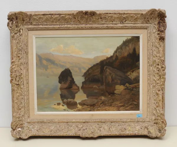 Friedrich R. Zimmermann — Brienzersee mit Rothorn