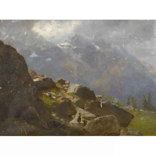 Friedrich R. Zimmermann — "Triftenalp".