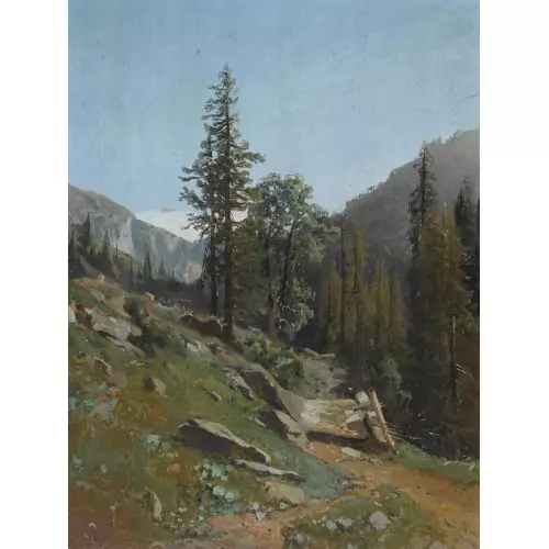 Wanderweg bei Lauenen