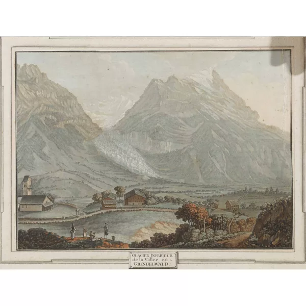 Friedrich Rosenberg — "Glacier Inférieur de la Vallee de Grindelwald".