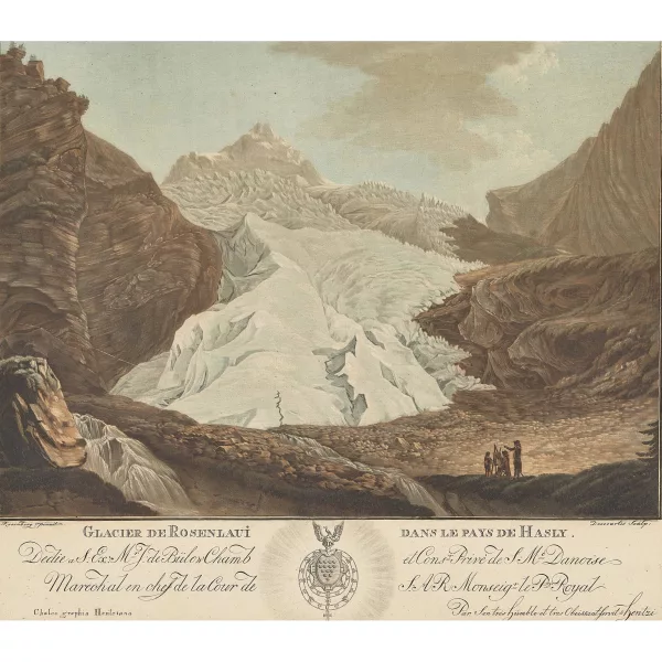 Friedrich Rosenberg — "Glacier de Rosenlaui dans le Pays de Hasly".
