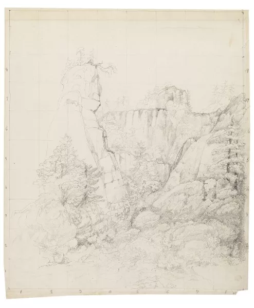 Friedrich Salathé — Felslandschaft am Rigi