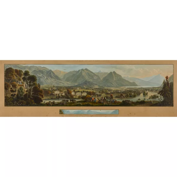 Friedrich Salathé — "Panorama d'Interlaken".