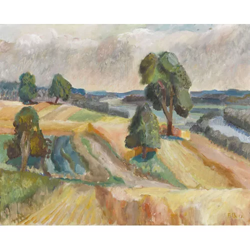 Fritz Buchser — Weite Feldlandschaft.
