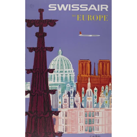 "Swissair to Europe"